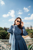 Robe Longue en Djean Structurée