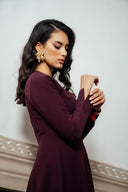 Robe Longue Bordeaux Royal