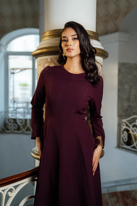 Robe Longue Bordeaux Royal
