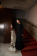 Robe Noire de Soirée Coupe Sirène