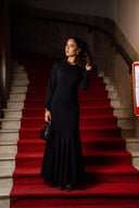 Robe Noire de Soirée Coupe Sirène