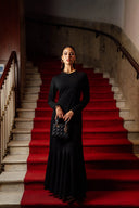 Robe Noire de Soirée Coupe Sirène