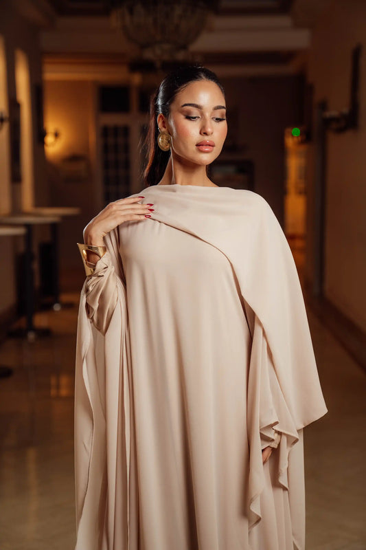 Robe Longue Beige