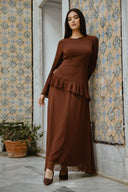 Robe Valena Marron Chocolat