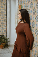 Robe Valena Marron Chocolat