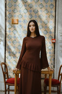 Robe Valena Marron Chocolat