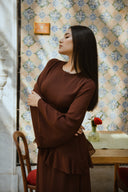 Robe Valena Marron Chocolat